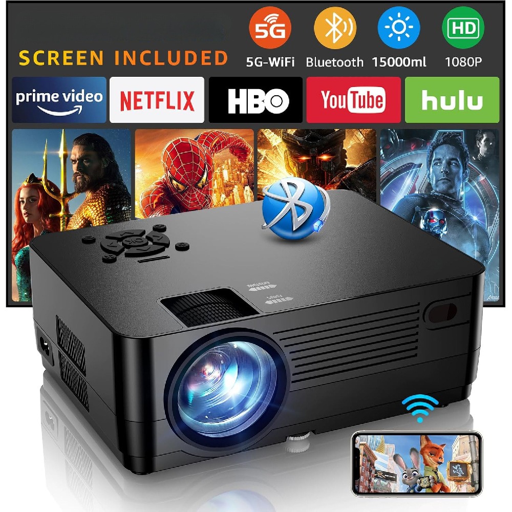 Home Cinema Tv Screen - 5G WLAN Bluetooth Native 1080P Bildschirm