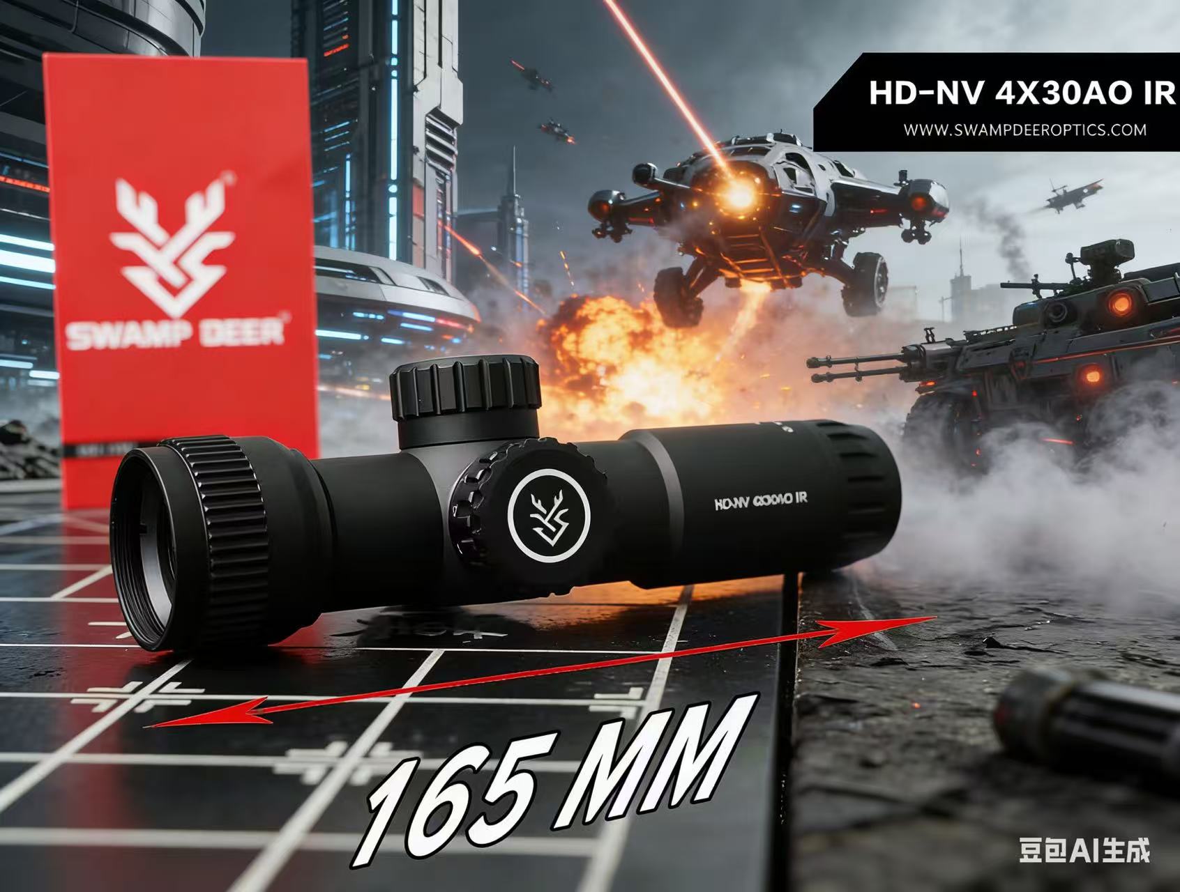 Home Cinema Center - SWAMP DEER HD-NV 4X30AO IR Teleskop,