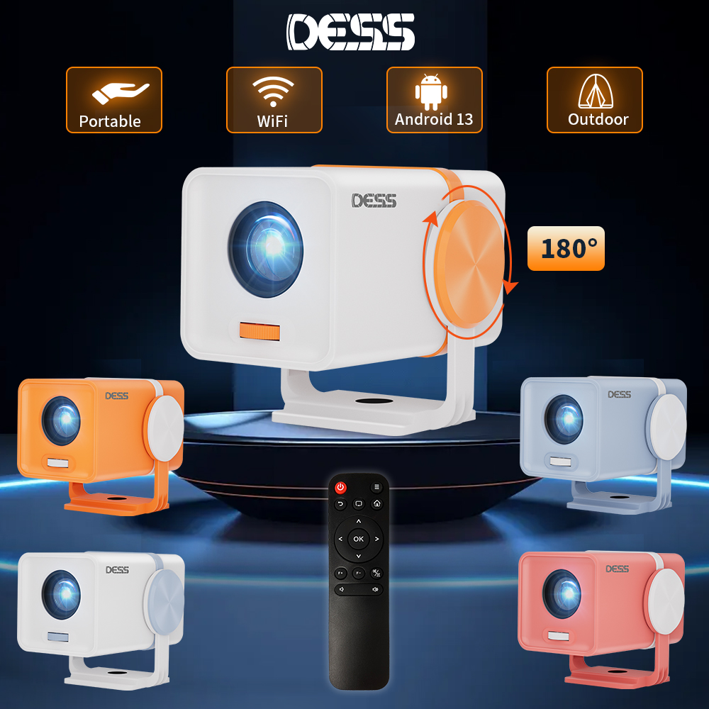 Home Cinema Entertainment - DESS Projektor Android 13 Dual-Band Wifi6