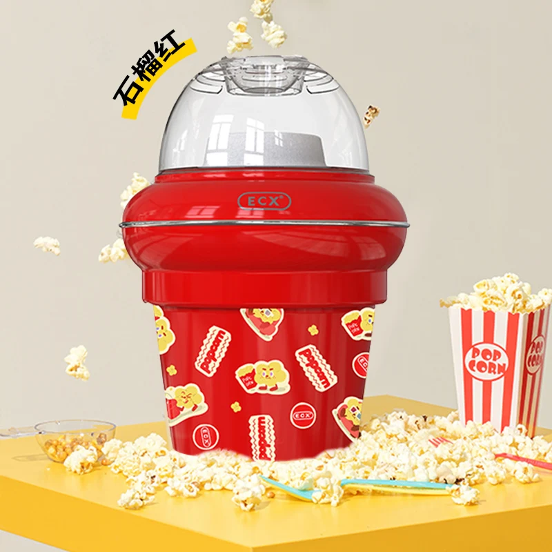 Popcorn Machine Home - 220V ECX Automatische Popcornmaschine Kleine elektrische
