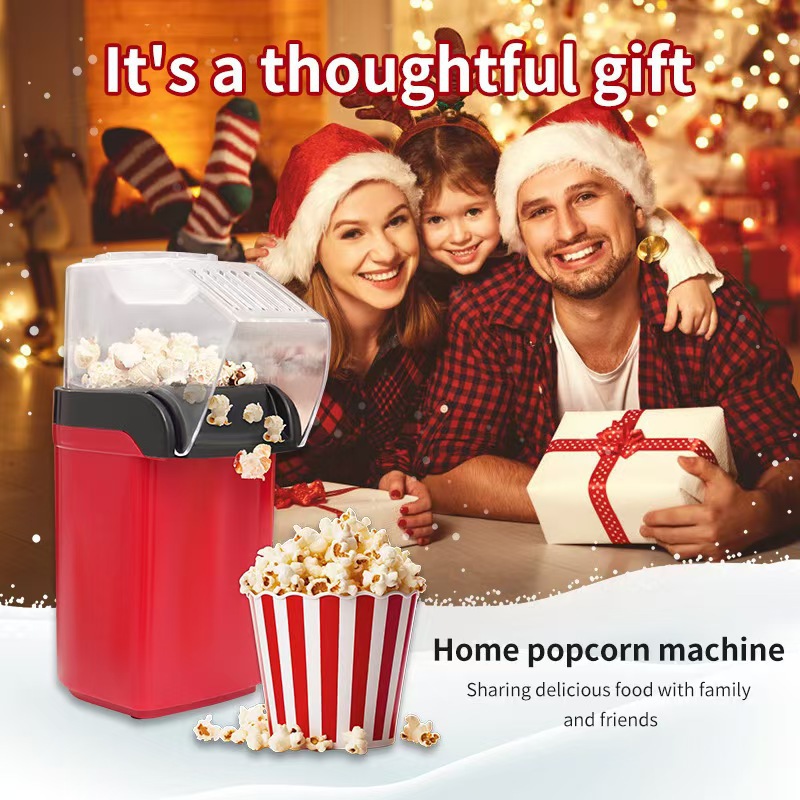 Popcorn Machine Home - Heißluft-Popcornmaschine, Mini-Elektro-Popcornbereiter, kleine Haushaltsmaschine für Partys,