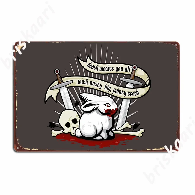 Home Cinema Design - Das Kaninchen von Caerbannog Poster Metallschild