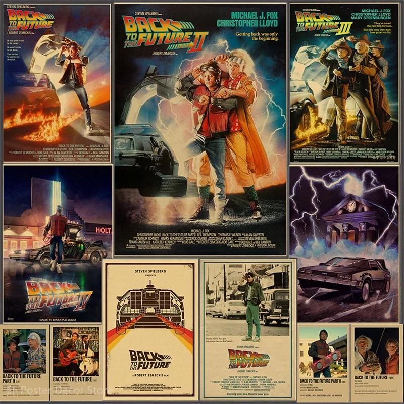 Home Cinema Design - Vintage Back To The Future Filmplakat,