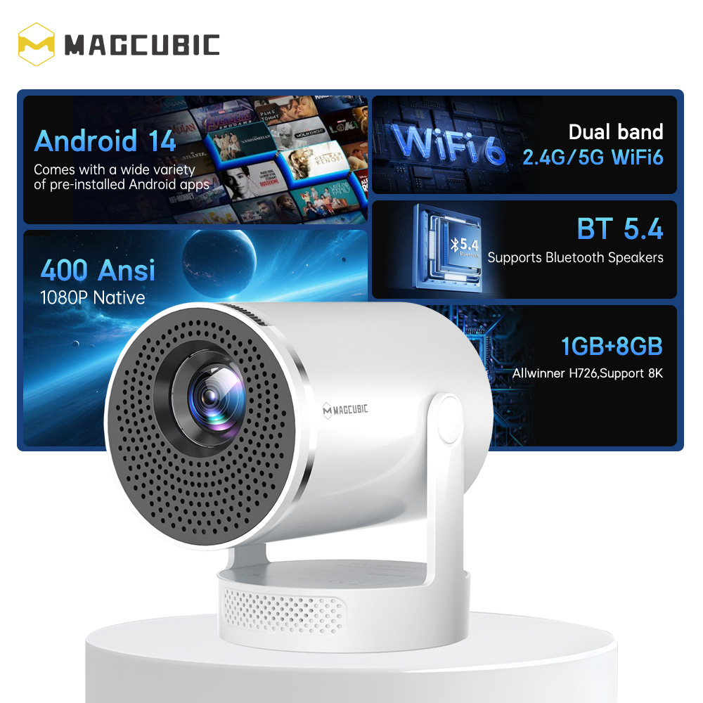 Magcubic Android 14 Native 108 – Home Cinema Led Projector Bewertung und Preis