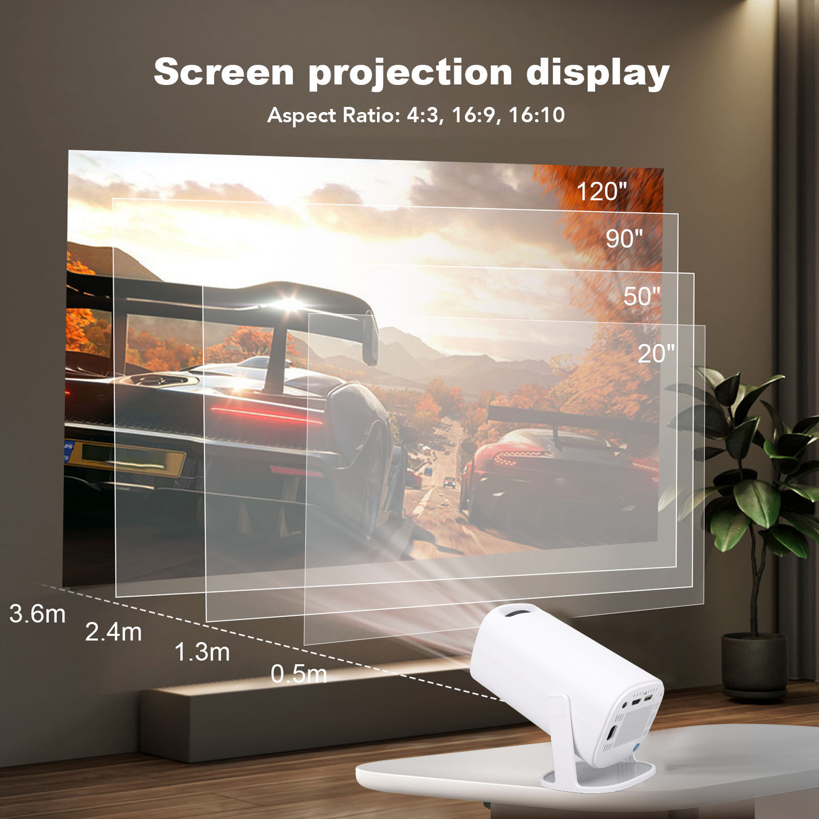 P30 1080P FHD 4K LED-Projektor – Home Cinema Led Projector Bewertung und Preis