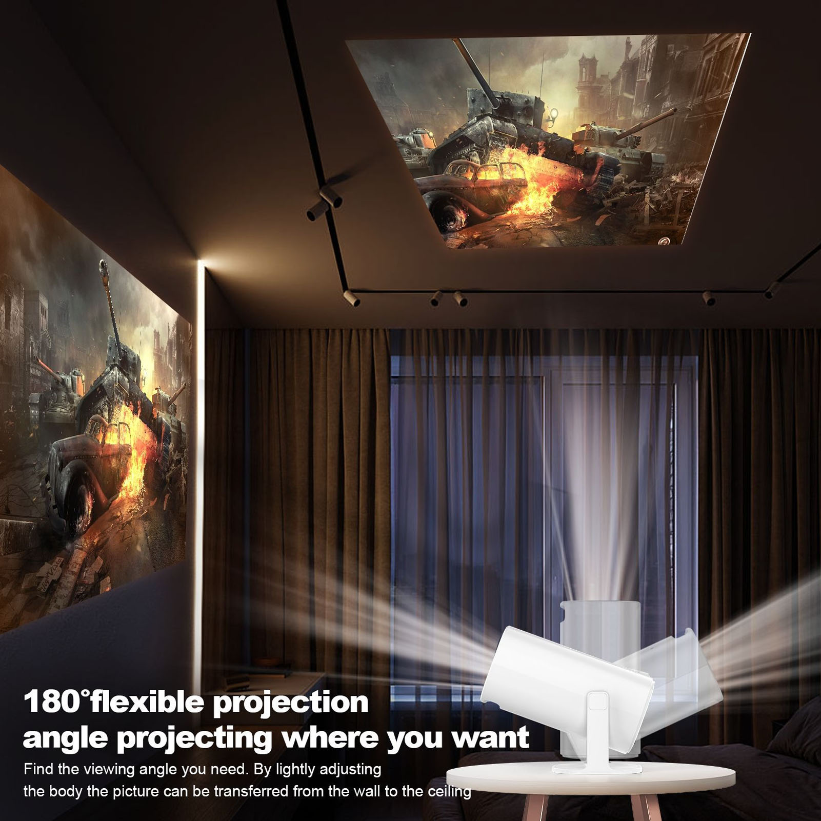 P30 1080P FHD 4K LED-Projektor – Home Cinema Led Projector Bewertung und Preis