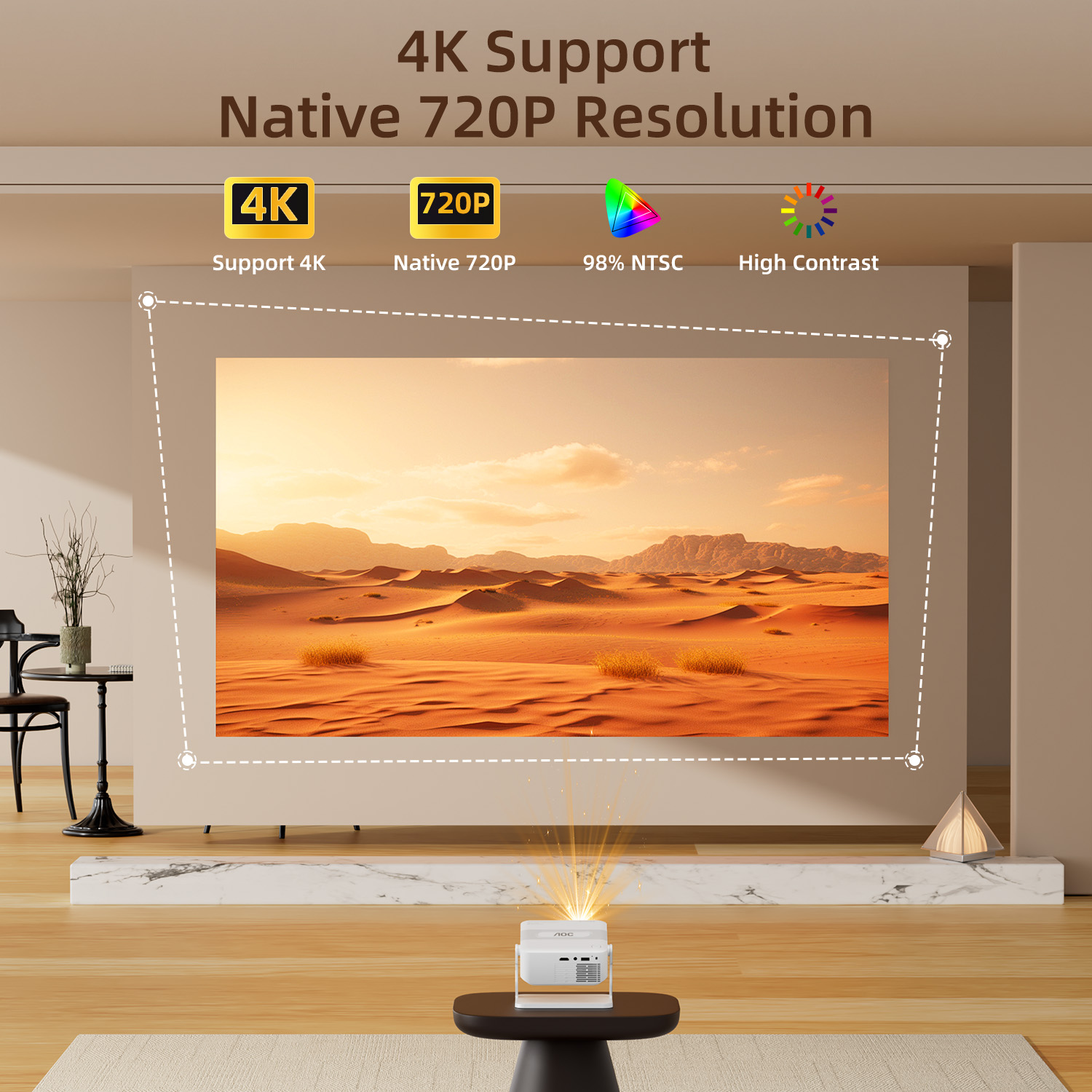 AOC HA109-PRO Tragbarer Projek – Home Cinema Entertainment Bewertung und Preis