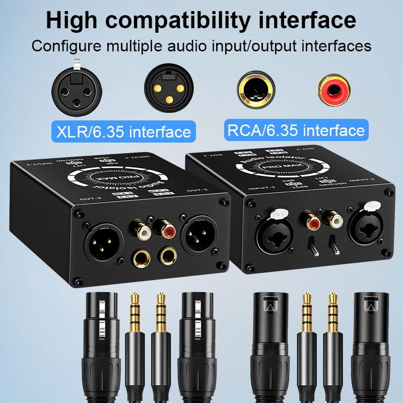 3-Pin XLR/RCA/TS/TRS Erdungs-L – Audio Home Cinema Bewertung und Preis