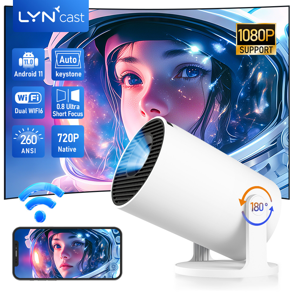 LynCast Projektor X1BQ 4K Andr – Home Cinema Entertainment Bewertung und Preis