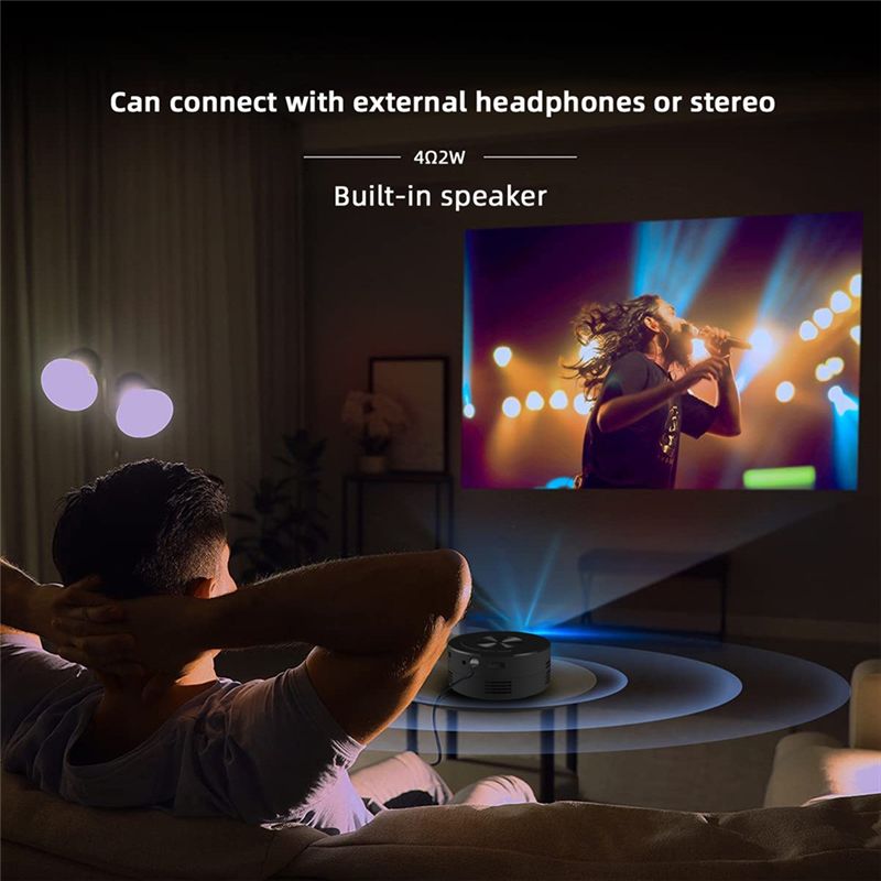 Neues Design~ YT200 Smart Proj – Home Cinema Entertainment Bewertung und Preis