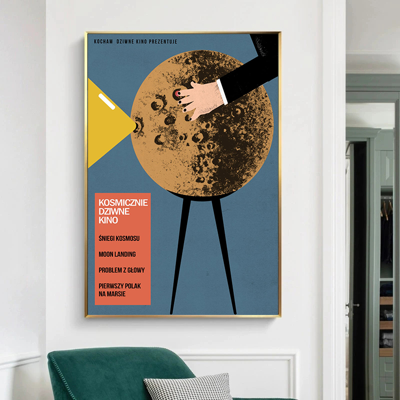 Abstrakte Polnische Illustrati – Home Cinema Design Bewertung und Preis