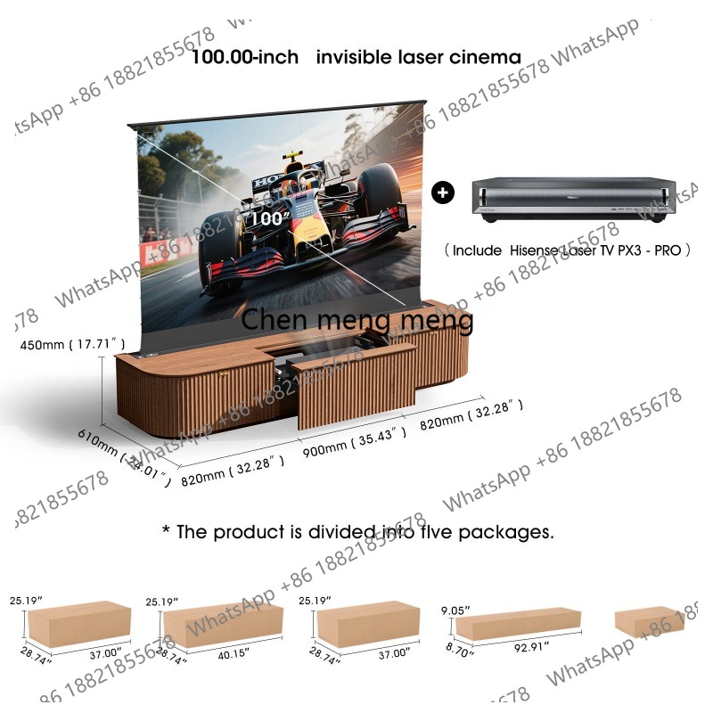 Vollautomatischer Hebebildschi – Home Cinema Tv Screen Bewertung und Preis